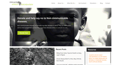 Desktop Screenshot of engageafricafoundation.org